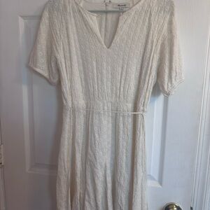 Madewell Cream Puff Sleeve Sundress